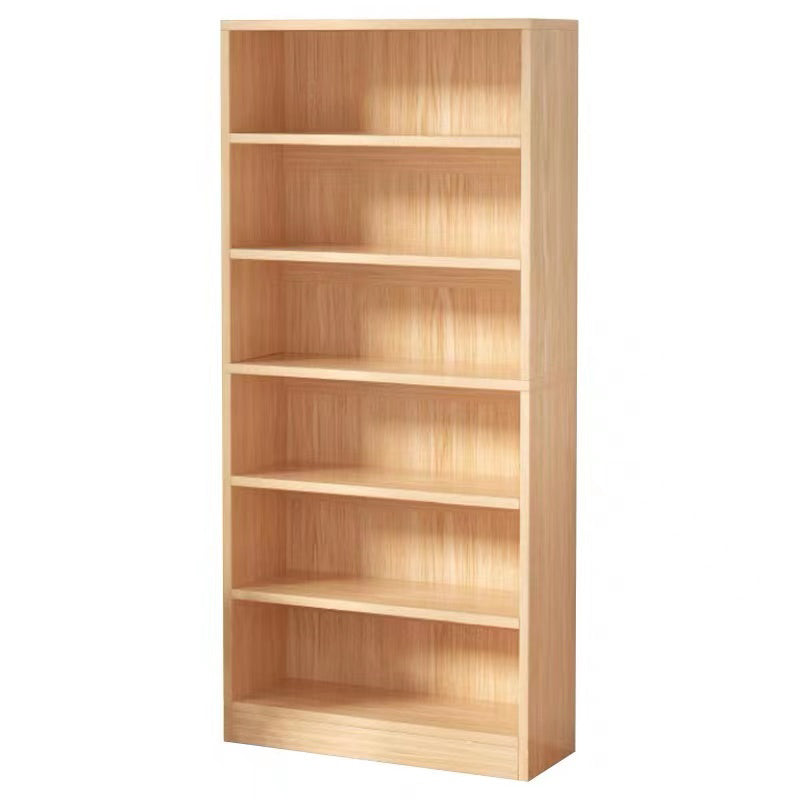 Modern Style Closed Back Standard Bookshelf Engineered Wood Bookcase for Bedroom