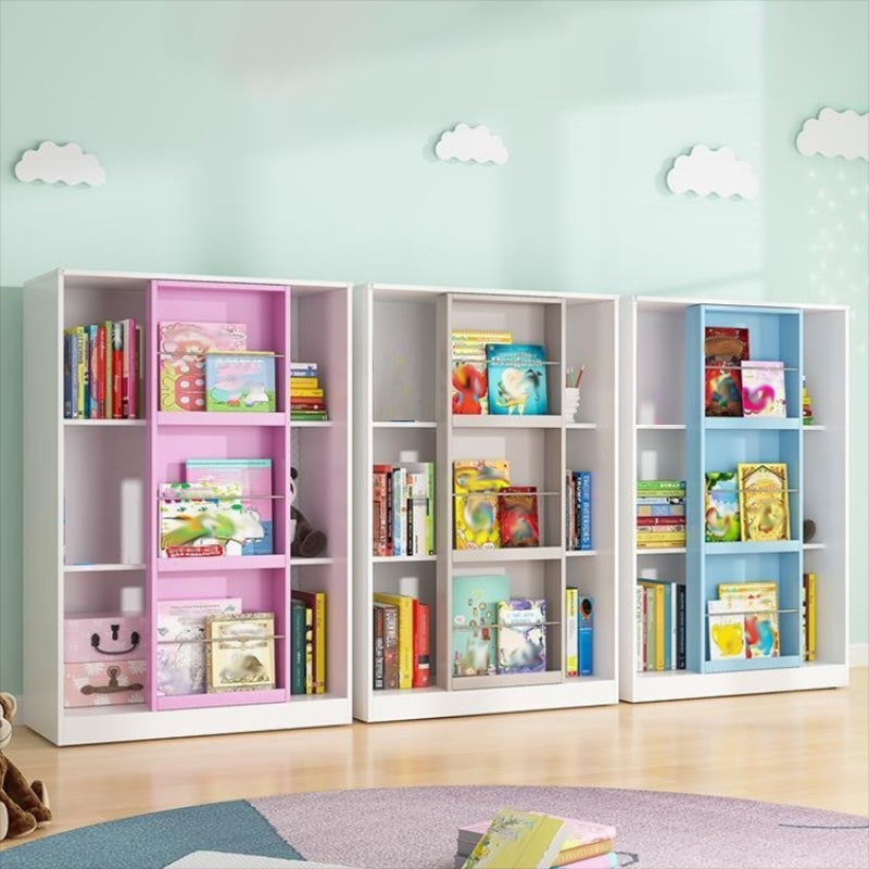 Engineered Wood Standard Bookshelf Contemporary Closed Back Bookcase