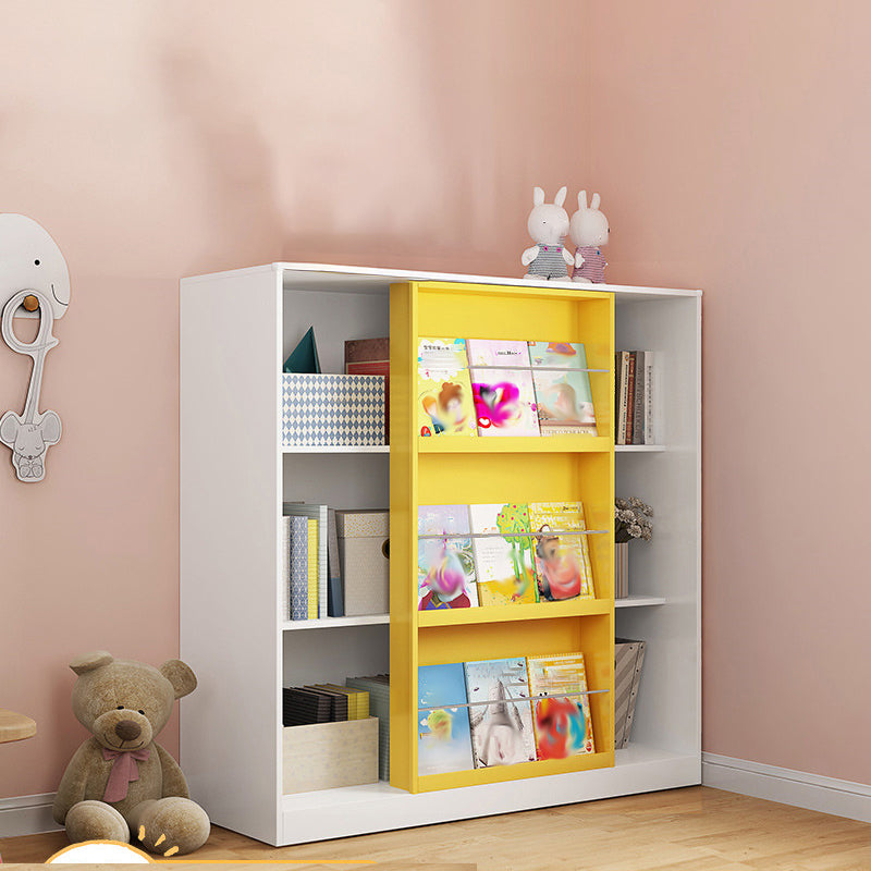 Engineered Wood Standard Bookshelf Contemporary Closed Back Bookcase