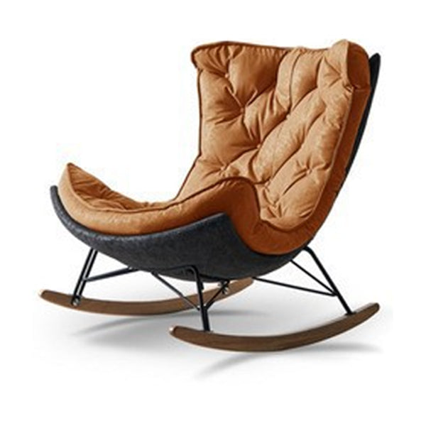 Contemporary Single Sofa Rocking Chair Lazy Rocking Chair for Living Room and Bedroom