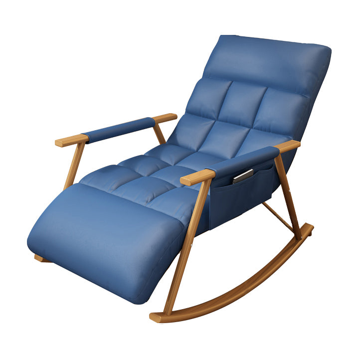 Iron Base Single Rocking Chair Modern Furniture Lounge Leisure Lazy Sofa Chair