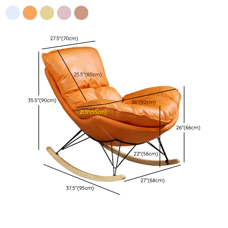 Kids Nursery Sofa Rocking Chair Modern Style Rocking Chair for Living Room