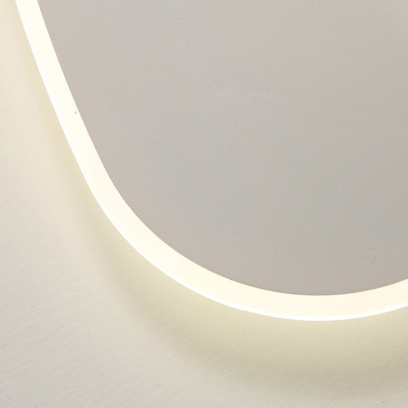 White LED Flush Mount Lighting Modernism Ceiling Light for Foyer