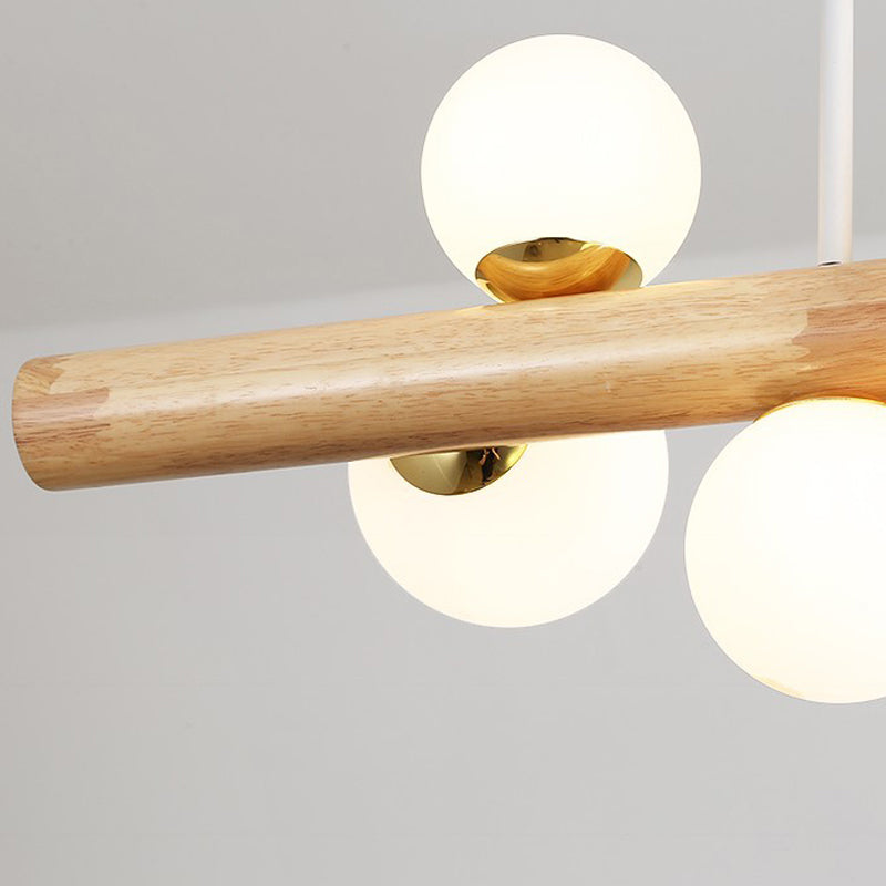 Modern Style Ball Shade Island Pendants Glass Pendant Lights for Dining Room