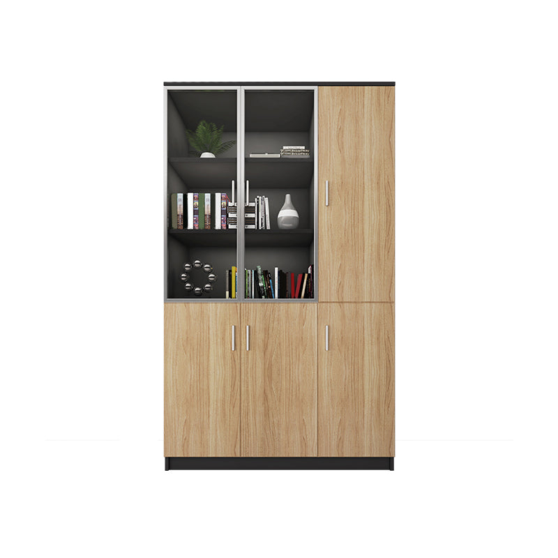 Traditional File Cabinet Wood Vertical File Cabinet with Shelves for Office