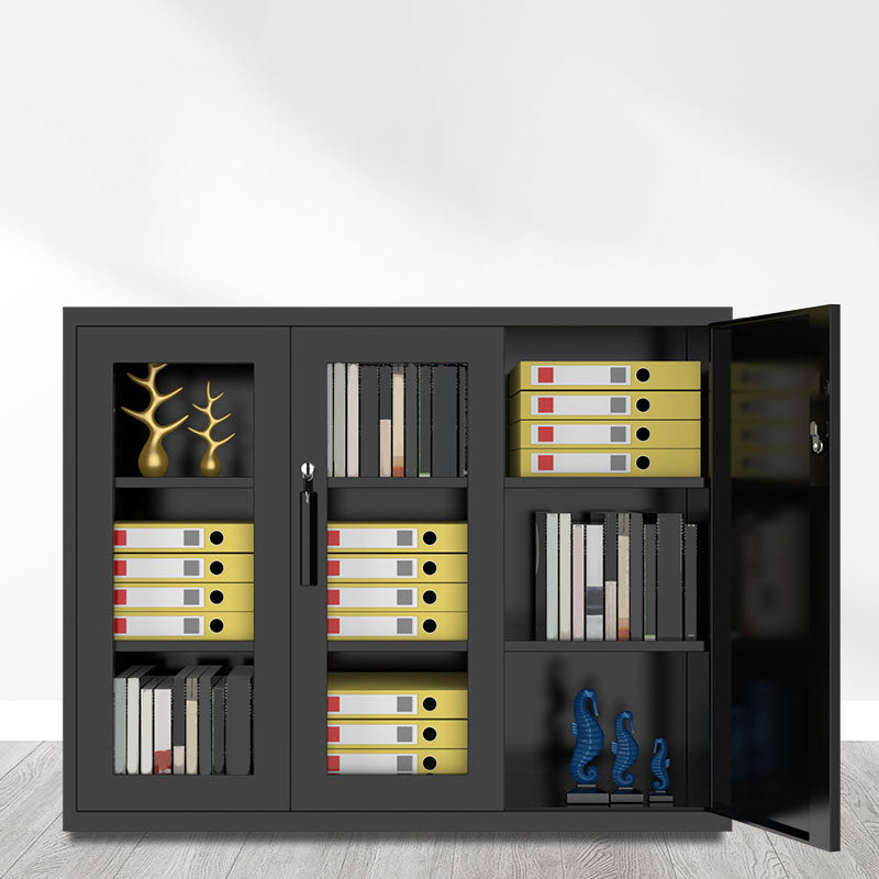 Industrial File Cabinet Steel Frame Key Lock Lateral File Cabinet for Office