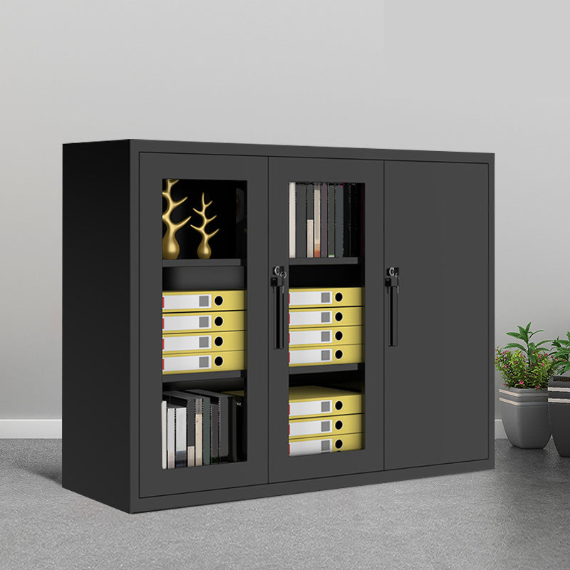 Industrial File Cabinet Steel Frame Key Lock Lateral File Cabinet for Office