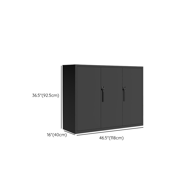 Industrial File Cabinet Steel Frame Key Lock Lateral File Cabinet for Office