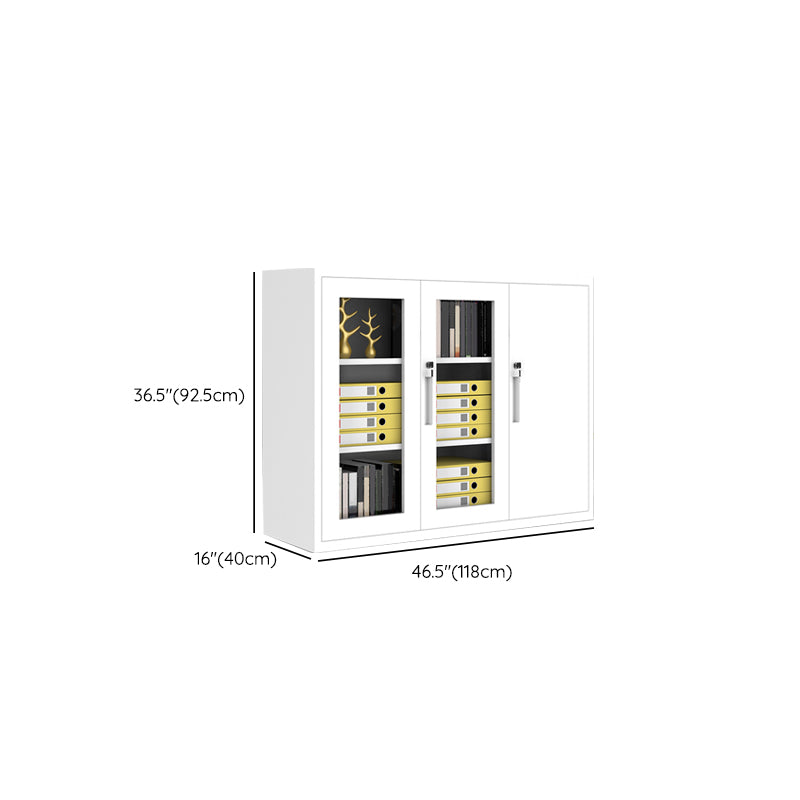 Industrial File Cabinet Steel Frame Key Lock Lateral File Cabinet for Office