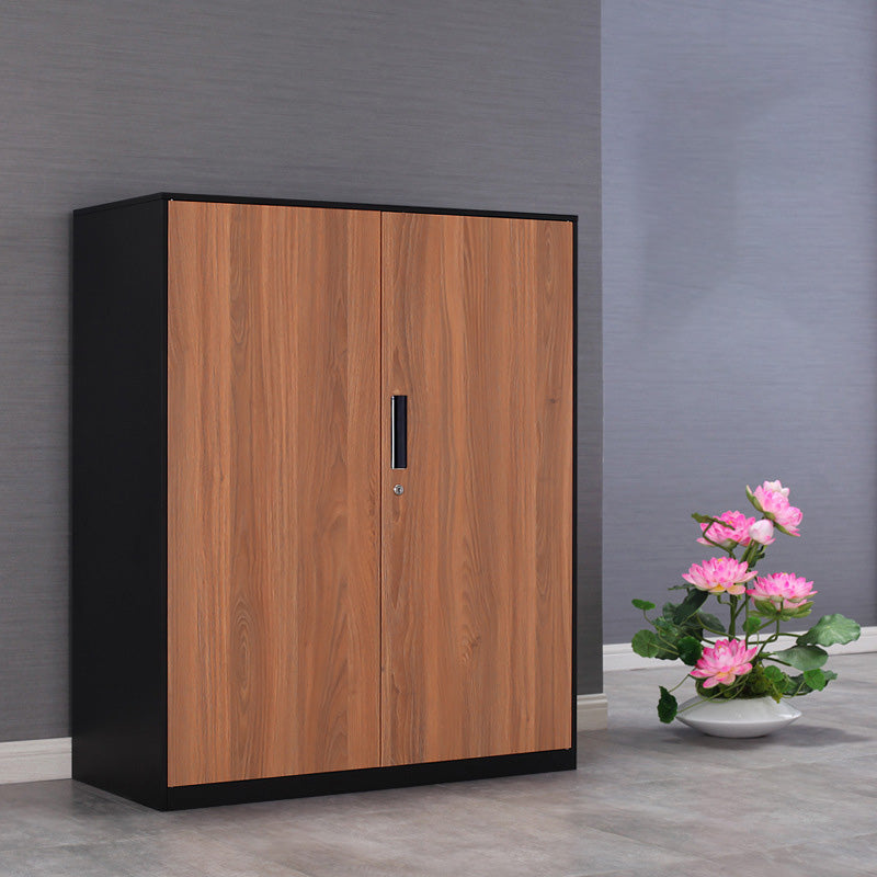Industrial File Cabinet Adjustable Storage Shelves Wood Fireproof Cabinet
