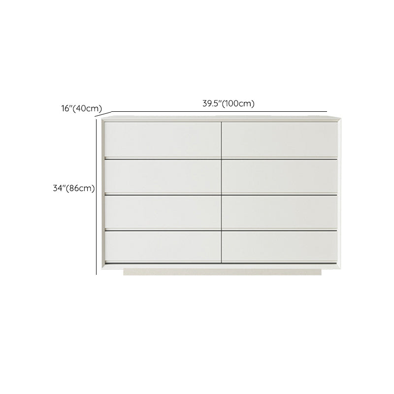15.6-inch Width Storage Chest Contemporary Dresser with 4/5/6/8 Drawers