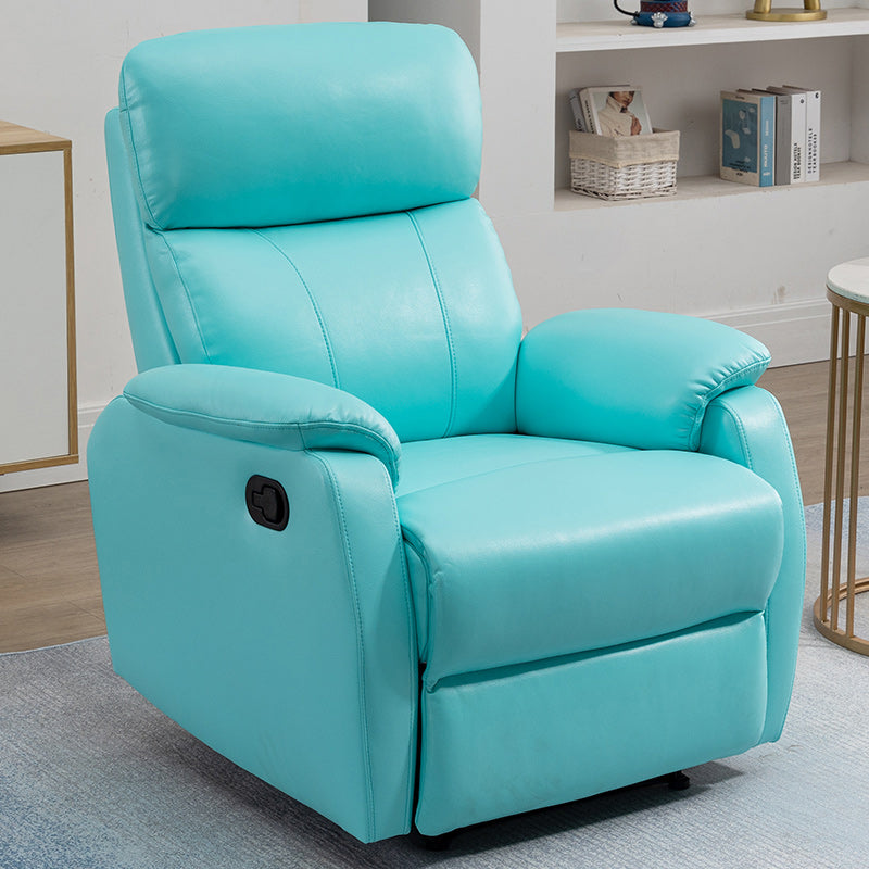 Contemporary Leather Recliner 32.7" Wide Standard Recliner with Footrest