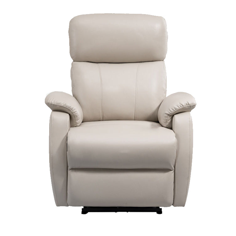 Contemporary Leather Recliner 32.7" Wide Standard Recliner with Footrest