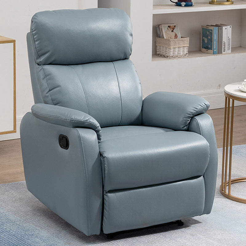 Contemporary Leather Recliner 32.7" Wide Standard Recliner with Footrest