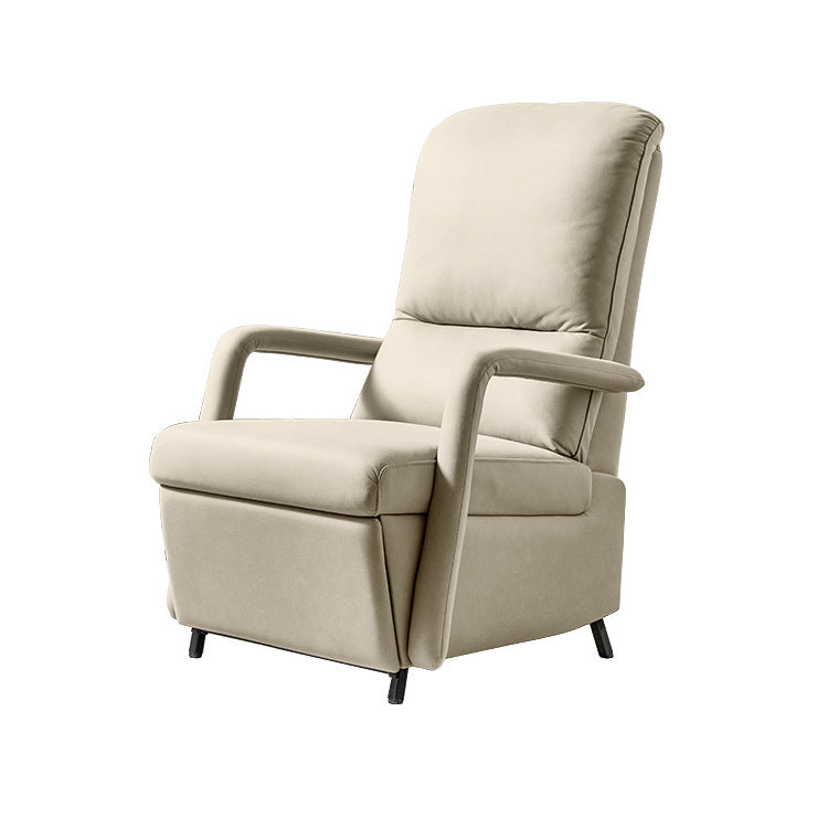 Faux Leather Recliner Chair Manial-Push Back Recliners with Footrest