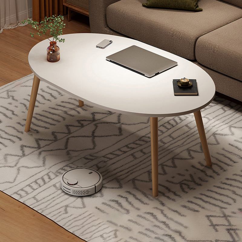 4 Legs Wood Coffee Table Set Bedroom Coffee Table with Storage