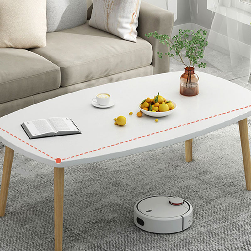 4 Legs Wood Coffee Table Set Bedroom Coffee Table with Storage