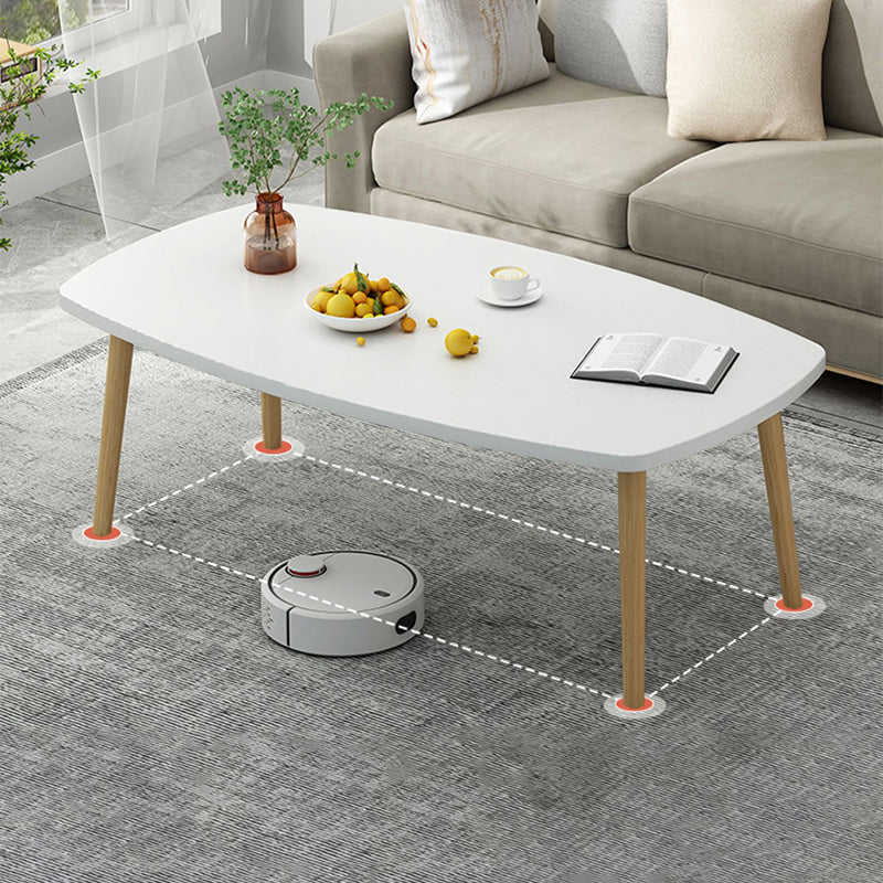 4 Legs Wood Coffee Table Set Bedroom Coffee Table with Storage