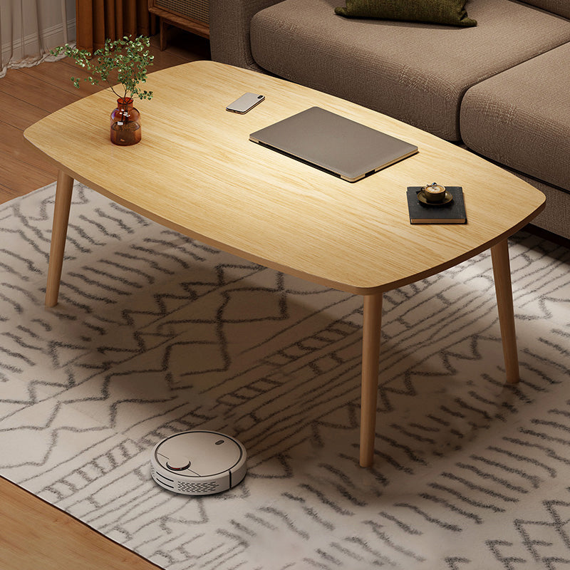 4 Legs Wood Coffee Table Set Bedroom Coffee Table with Storage