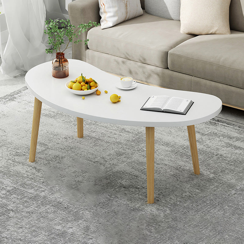 4 Legs Wood Coffee Table Set Bedroom Coffee Table with Storage