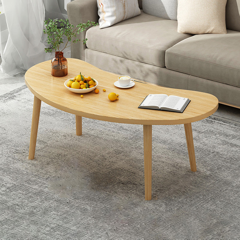 4 Legs Wood Coffee Table Set Bedroom Coffee Table with Storage