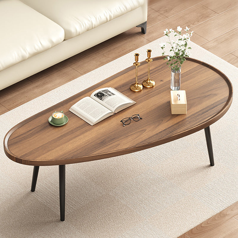 Modern Coffee or End Table Artificial Wood and Metal Coffee Table with 4 Legs