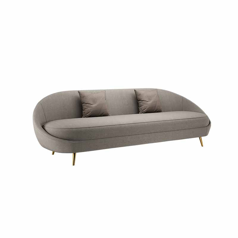 Sloped Arms No Distressing Sofa Stain Resistant Tight Back Sofa for Living Room