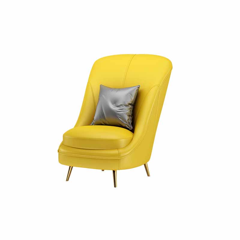 Solid Color Sloped Arms Sofa Tight Back Stain Resistant No Distressing Sofa