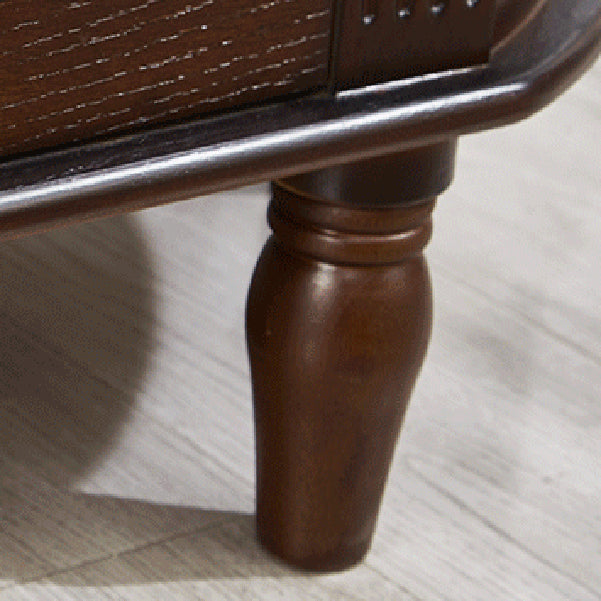 Victoria Wood Console Table Free Form Console Sofa Table for Hall