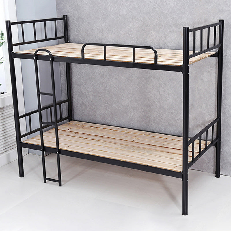 Contemporary Metal with Headboard Rectangular Slat with Metal Legs Slat Bed