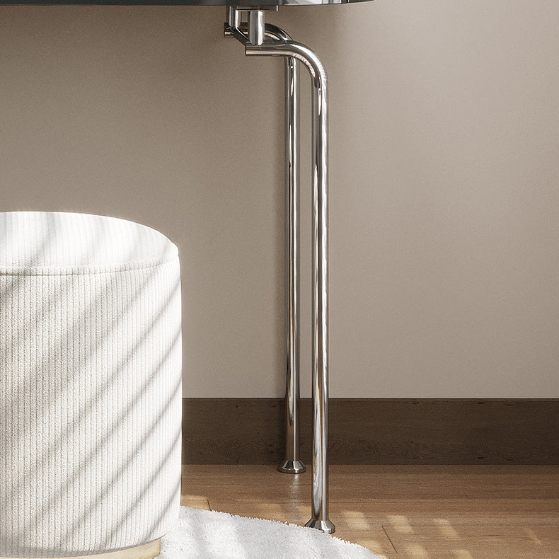 Wooden Make-up Vanity Black Makeup Vanity Desk Table with Drawer