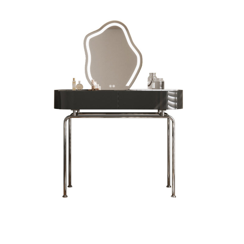 Wooden Make-up Vanity Black Makeup Vanity Desk Table with Drawer