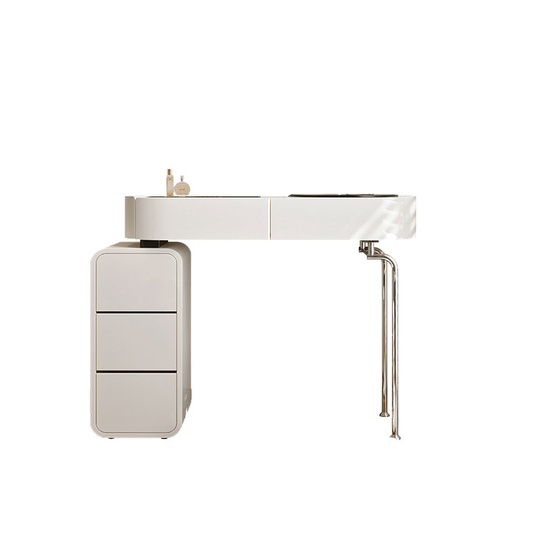 Wooden Make-up Vanity White Makeup Vanity Desk Table with Drawer