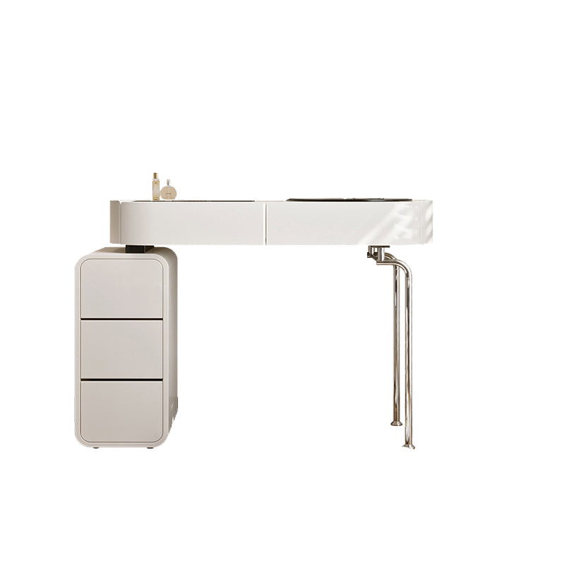 Wooden Make-up Vanity White Makeup Vanity Desk Table with Drawer
