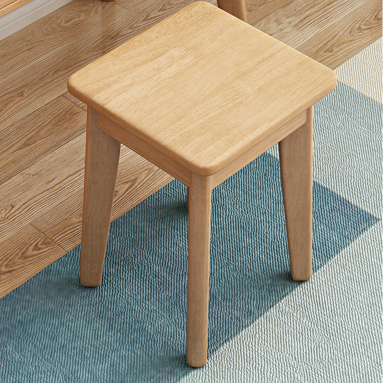 Scandinavian 29.52" Height Solid Wood Table Makeup Vanity with Mirror