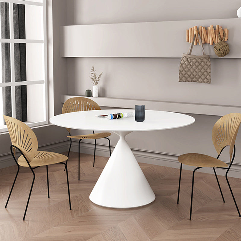 Modern Pedestal Dining Table Stone Table for Kitchen Dining Room