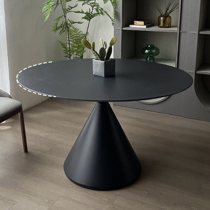 Modern Pedestal Dining Table Stone Table for Kitchen Dining Room