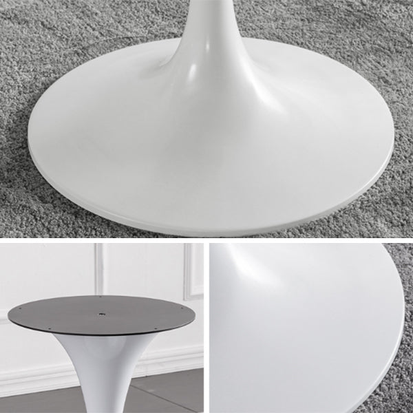 Modern Tulip Pedestal White Dining Table Stone Table for Kitchen