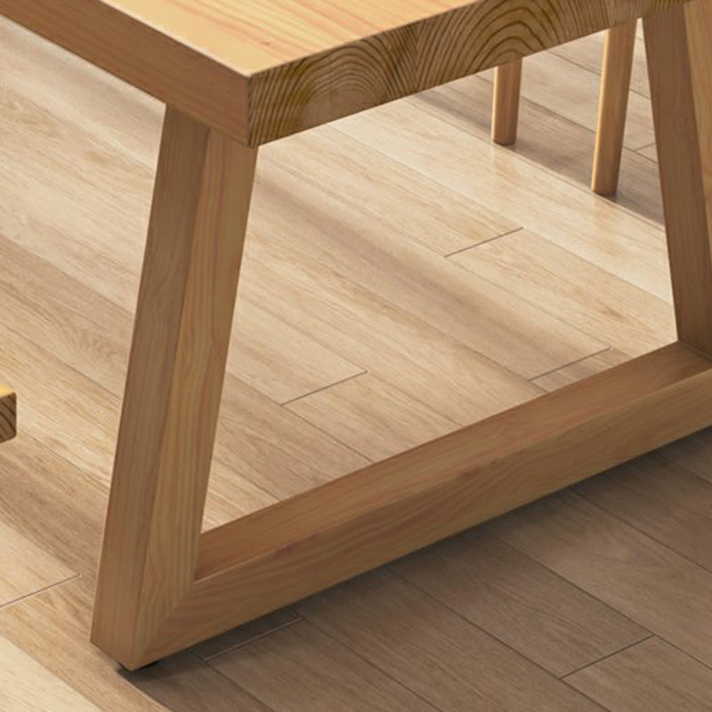 Modern Solid Wood Furniture 1/2/4/5/7 Pcs Standard Height Dining Room Table Set