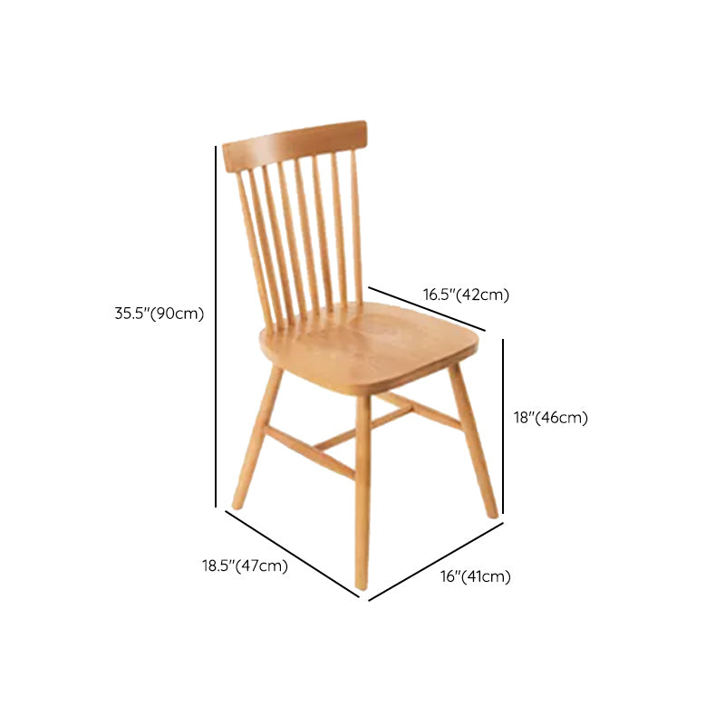 Solid Wood Dining Set 1/4/5/6 Pcs Modern Dinette Set with Natural Frame for Home