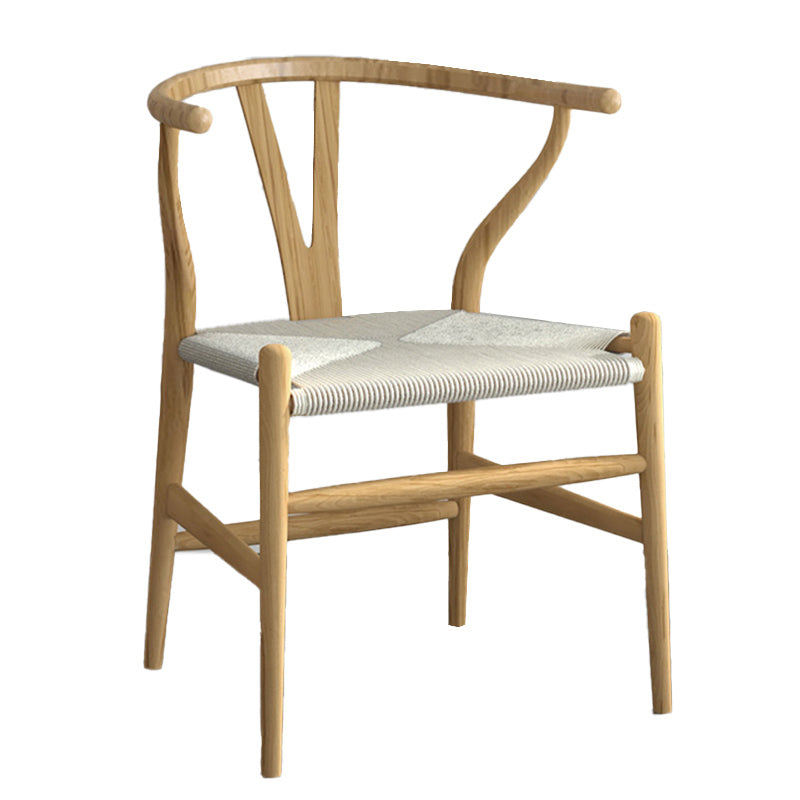 Natural Finish Pine Wood Dining Set 1/2/5 Pcs Modern Dinette Set