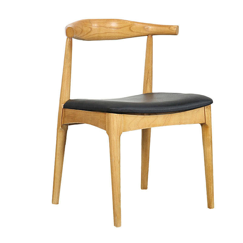 Natural Finish Pine Wood Dining Set 1/2/5 Pcs Modern Dinette Set