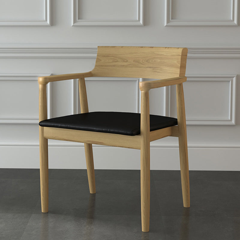 Natural Finish Pine Wood Dining Set 1/2/5 Pcs Modern Dinette Set