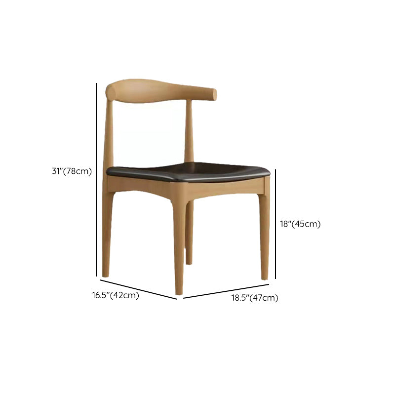 Industrial Natural Finish Dining Table Set 1/2/5 Pcs Solid Wood Dinette Set for Home