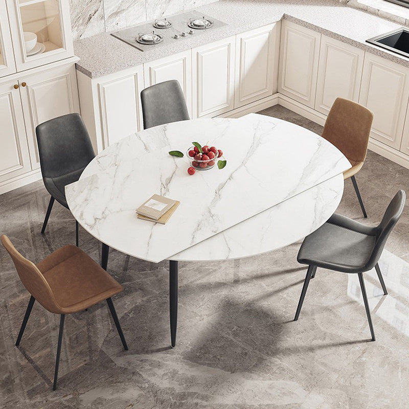 Contemporary Stone Dining Table Kitchen Dinner Table with 4-foot