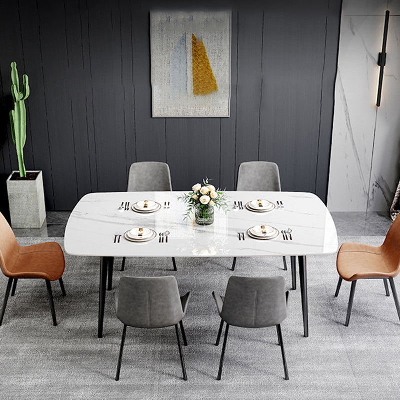 Industrial Style Kitchen Dining Room Table Metal Base Dining Table