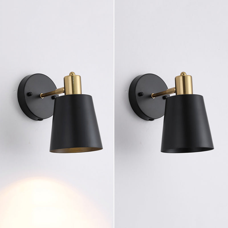 Cone Shape Metal Wall Mount Light Modern Style 1-Light Wall Light Sconce