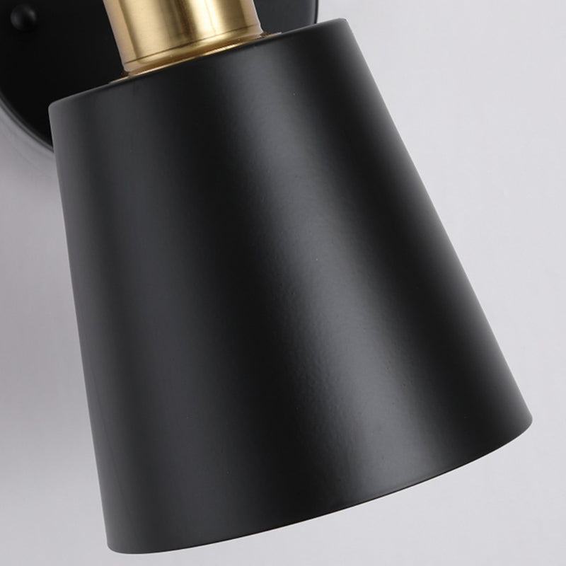 Cone Shape Metal Wall Mount Light Modern Style 1-Light Wall Light Sconce
