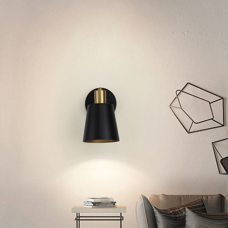Cone Shape Metal Wall Mount Light Modern Style 1-Light Wall Light Sconce
