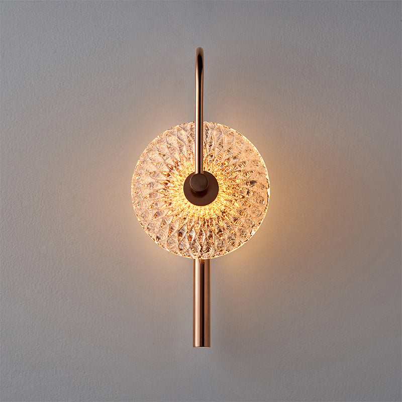 Contemporary Geometric Wall Lighting Ideas Glass 1 Light Sconce Light